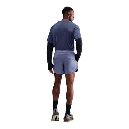 Nike Mens Stride 5In Short in Blue Color