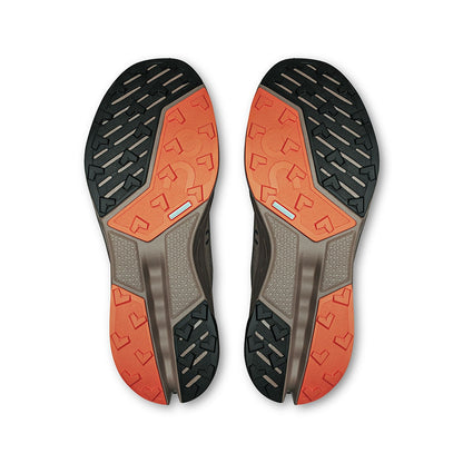 On Mens Cloudsurfer Trail 2 Trail Running Shoes in Black Color