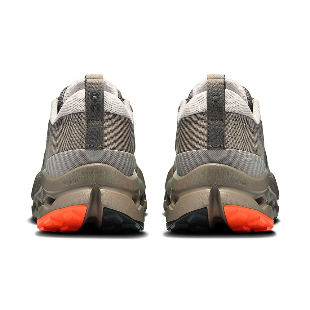 On Mens Cloudsurfer Trail 2 Trail Running Shoes in Black Color