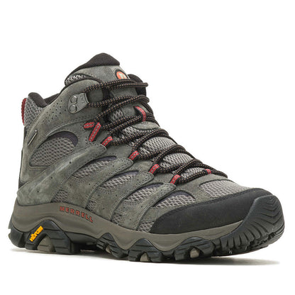 Merrell Mens Moab 3 Mid Wp Boots in Grey Color
