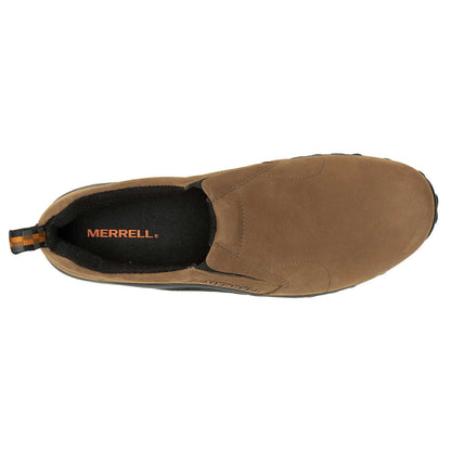 Merrell Mens Jungle Moc Nubuck Slides in Brown Color