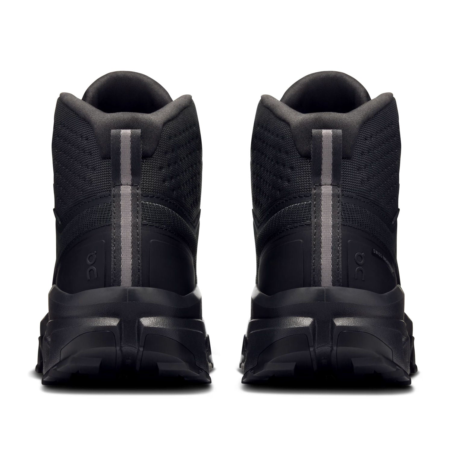 On Womens Cloudrock Mid Wp Boots in Black Color