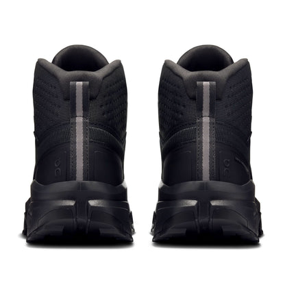 On Womens Cloudrock Mid Wp Boots in Black Color