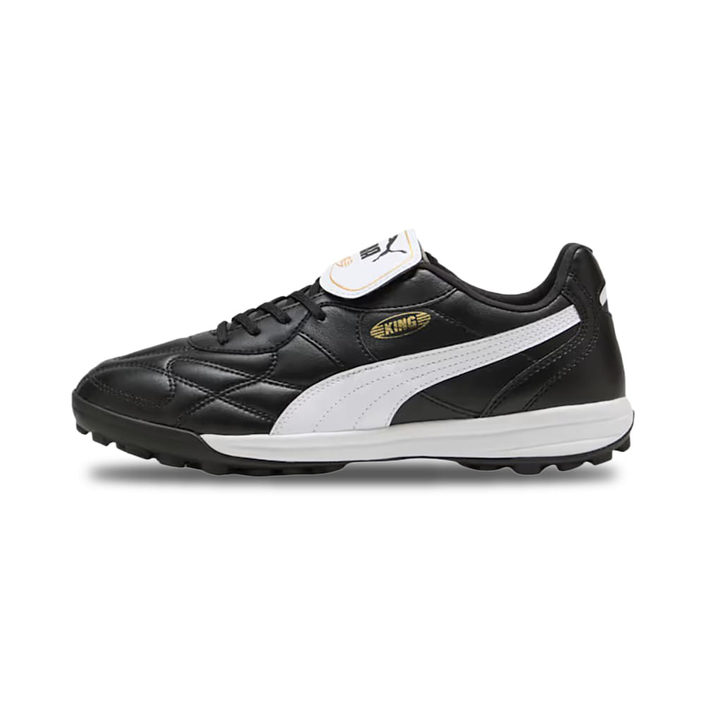 Puma Unisex King Top Tt Turf Cleats in Black Color