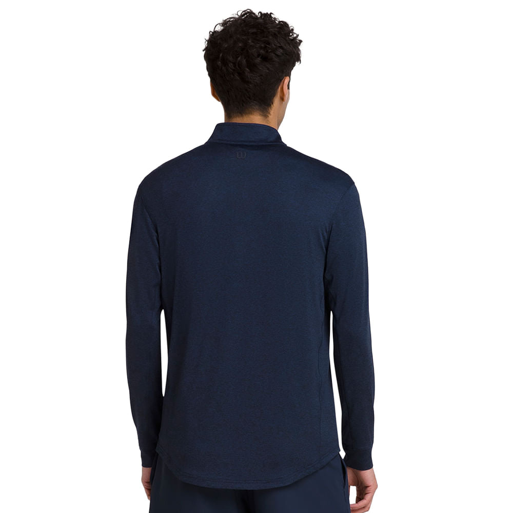 Wilson Mens Everyday Performance H Pullover in Blue Color