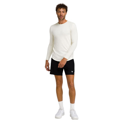 Wilson Mens Tournament Short V2 7 Shorts in Black Color