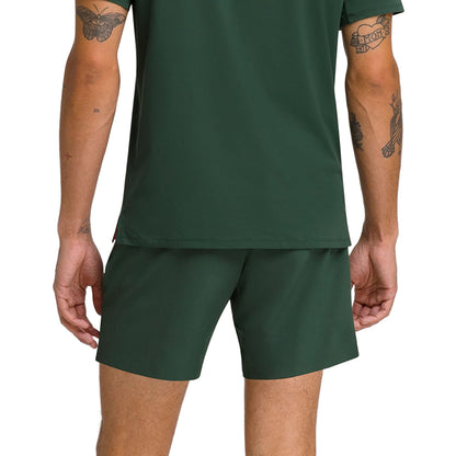 Wilson Mens Tournament Short V2 7 Shorts in Green Color