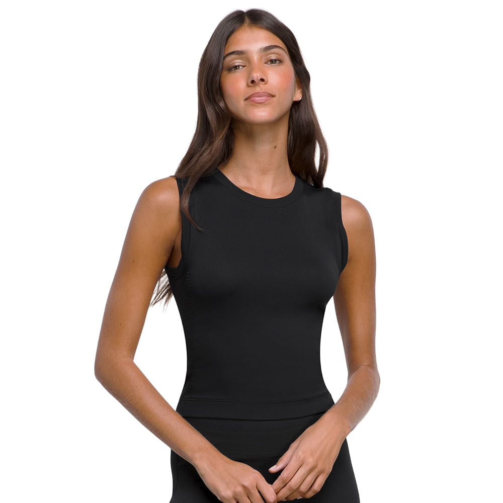 Wilson Womens Pro Seamless Tank Tops in Black Color