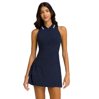 Wilson Womens All Court Tennis Dress in Blue Color