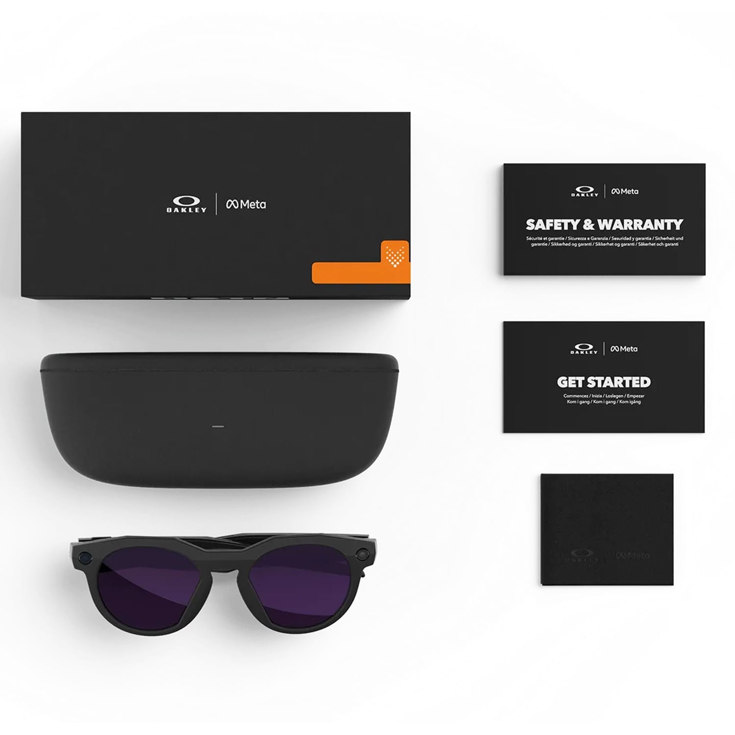 Oakley Meta Hstn Ai Glasses - Clear To Amethyst Transitions Lens