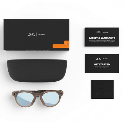 Oakley Unisex Meta Hstn Przm Brown Smk Accessories in Blue Color