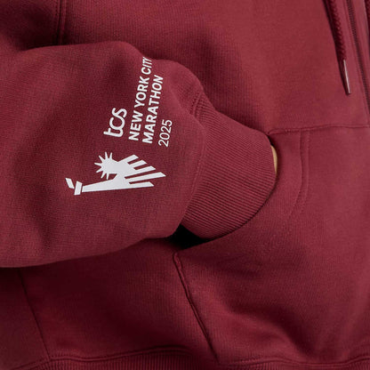 NYC MAR FLEECE FULL ZIP | RED-MHB
