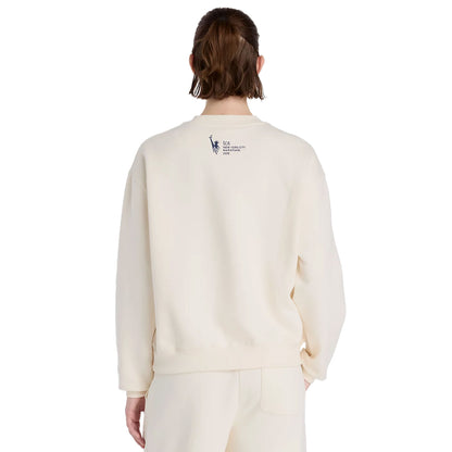 NYC MAR FLEECE CREW | WHITE-PEF