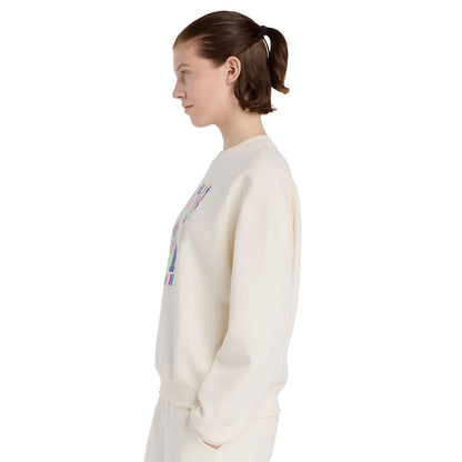 NYC MAR FLEECE CREW | WHITE-PEF