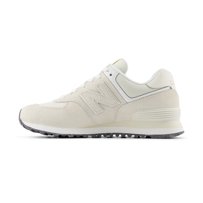 New Balance Womens 574 Sneakers in White Color