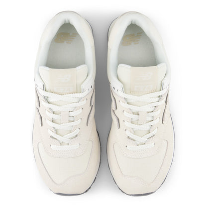 New Balance Womens 574 Sneakers in White Color
