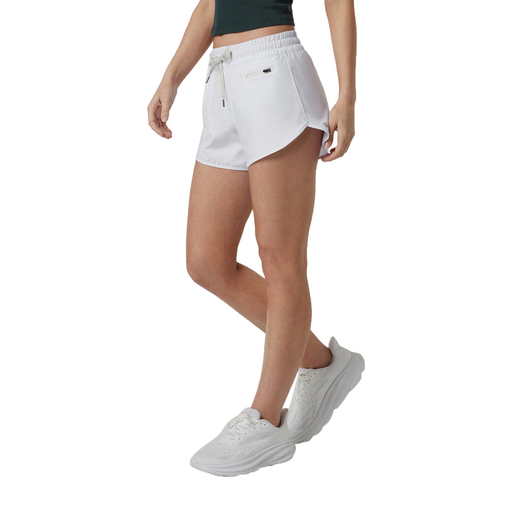 Vuori Womens Clementine 4In Short in White Color