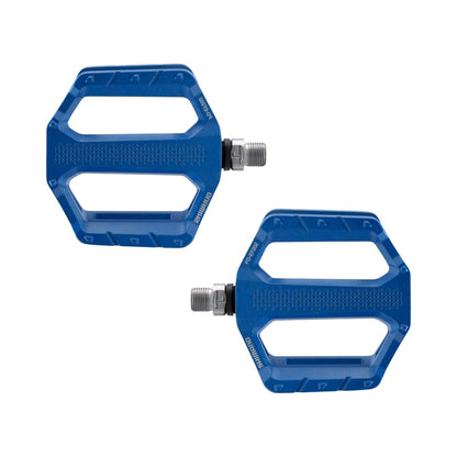 Shimano Pd-Ef202 Flat Pedal Cycling Pedals in Blue Color