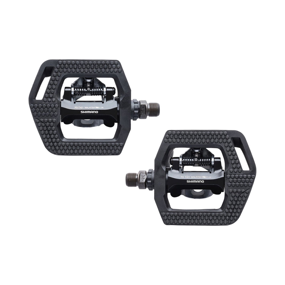 Shimano Pd-T421 Spd Pedal Cycling Pedals in Black Color