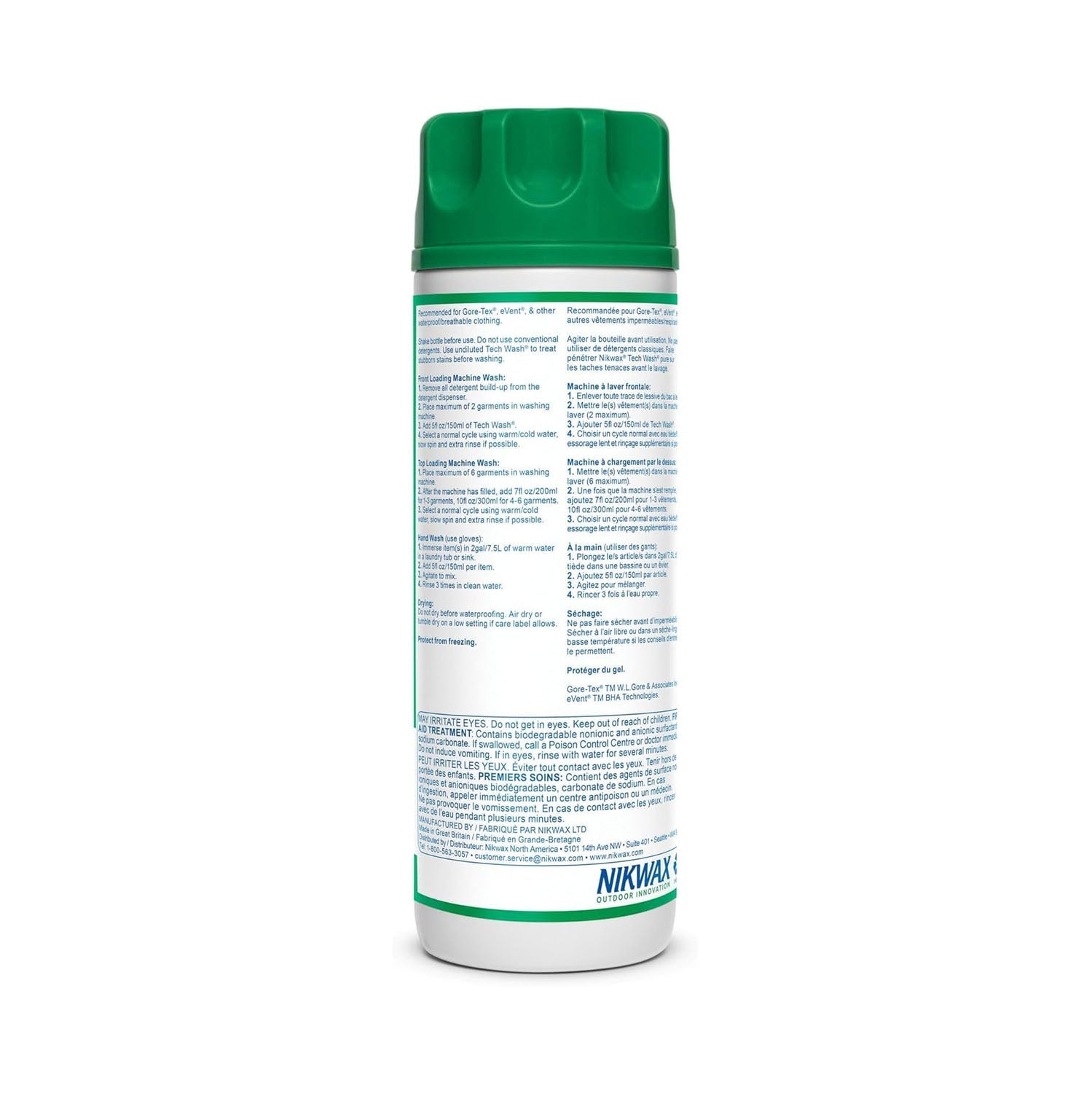Nikwax Tech Wash 10 Oz Camping Accessories in No Color