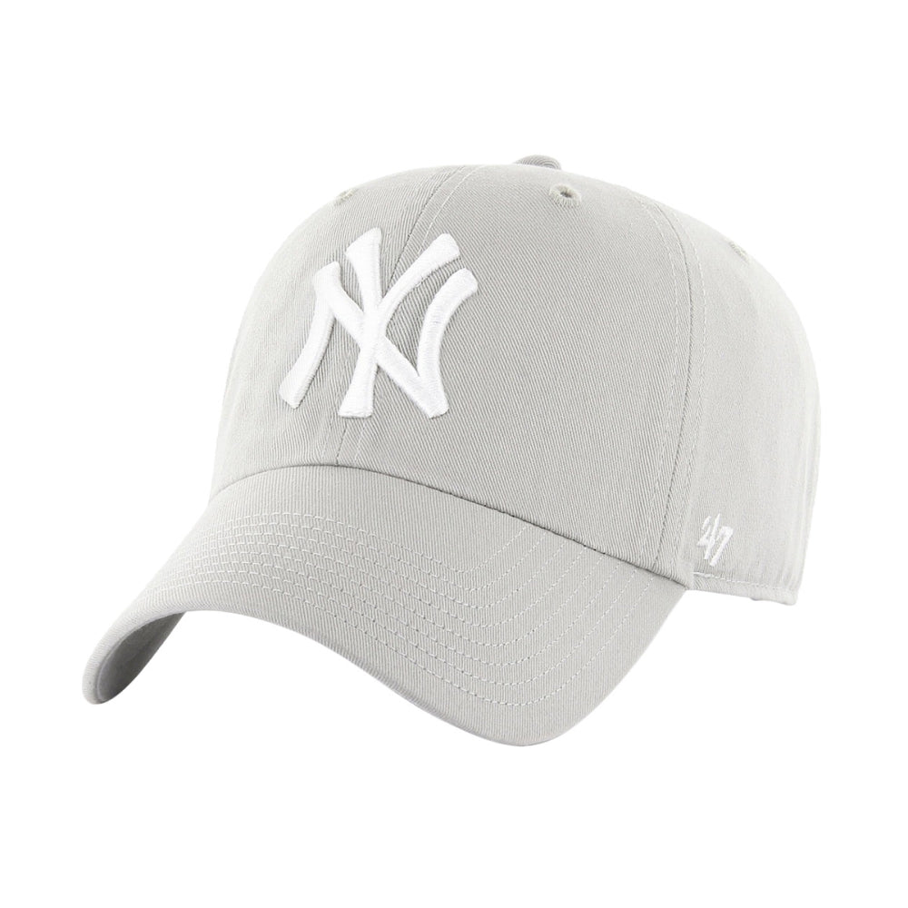 47 Brand Unisex new york yankees Clean Up Hat Fan Apparel in Grey Color
