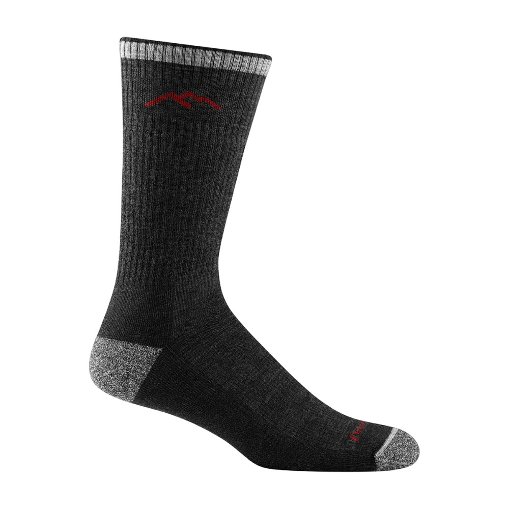 Darn Tough Vermont Mens Hiker Boot Sock in Black Color