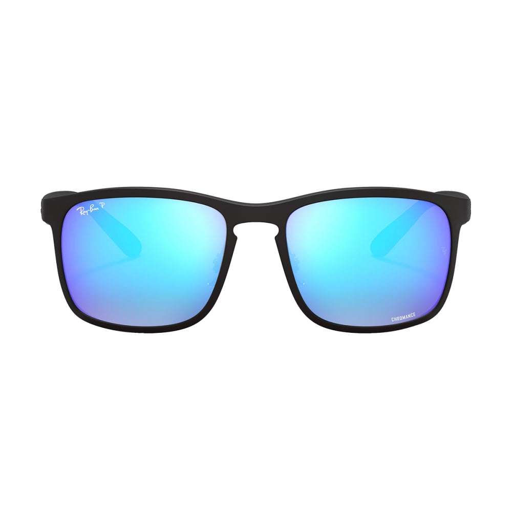 Ray Ban Chromance Matte Black Accessories in Green Color