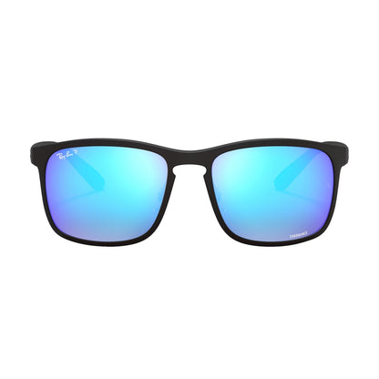 Ray Ban Chromance Matte Black Accessories in Green Color