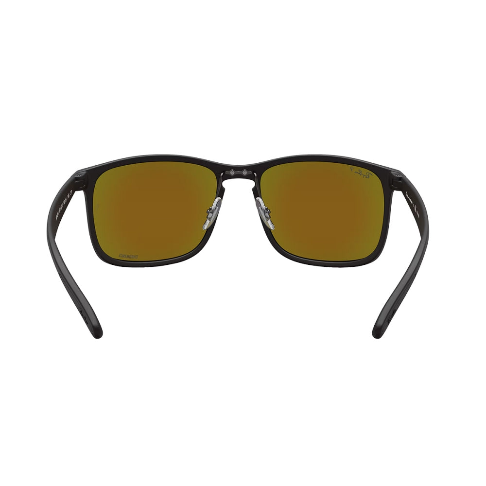 Ray Ban Chromance Matte Black Accessories in Green Color