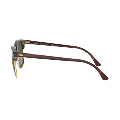 Ray Ban Unisex Clubmaster Mock Tort Arst Accessories in Green Color