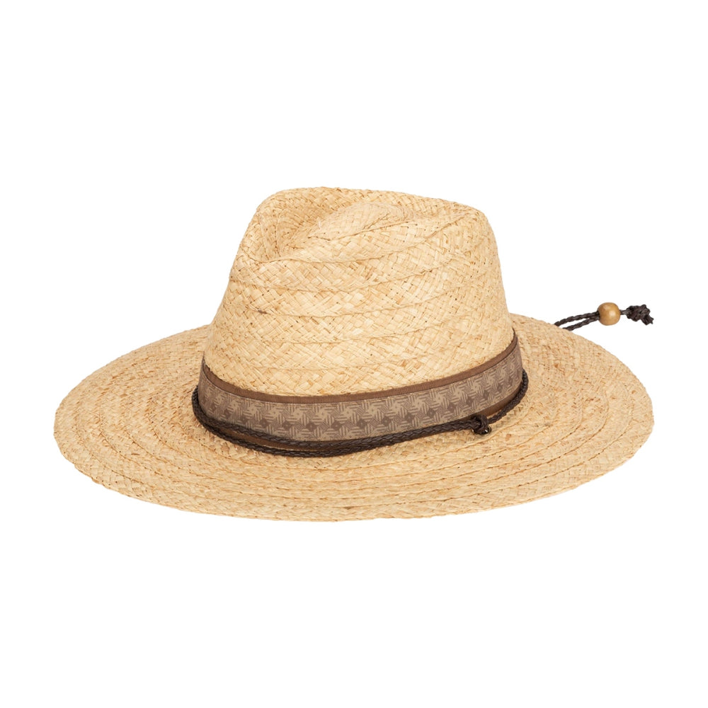 San Diego Hat Co. Mens Fedora Lifeguard Hats in Khaki Color