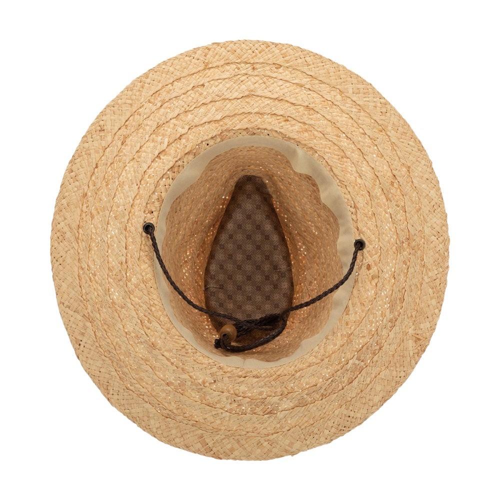 San Diego Hat Co. Mens Fedora Lifeguard Hats in Khaki Color