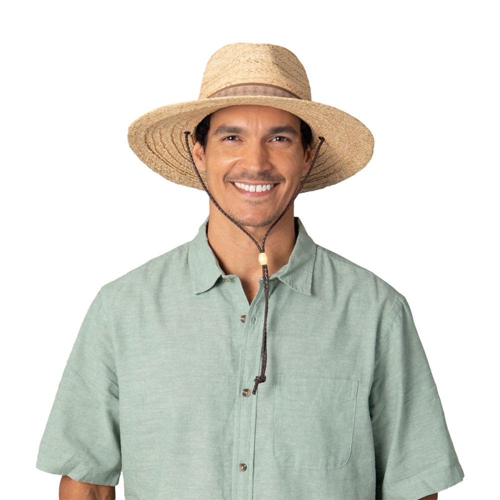 San Diego Hat Co. Mens Fedora Lifeguard Hats in Khaki Color