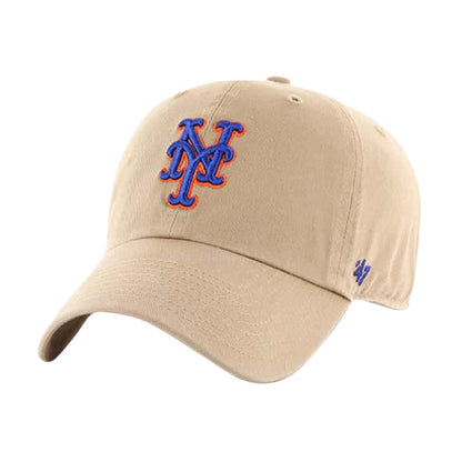 47 Brand Unisex new york mets 47 Clean Up Fan Apparel in Brown Color