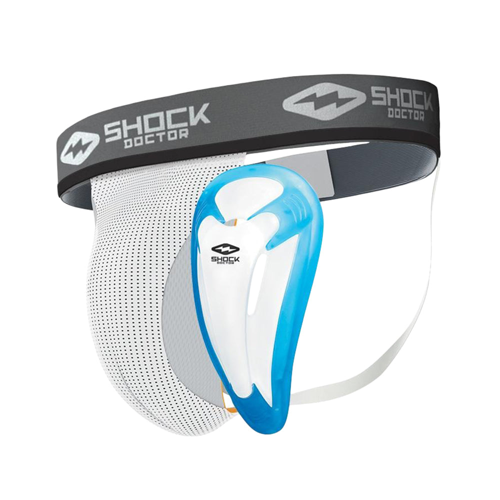 Shock Doctor Core Supporter W/Cup Underwear in White Color