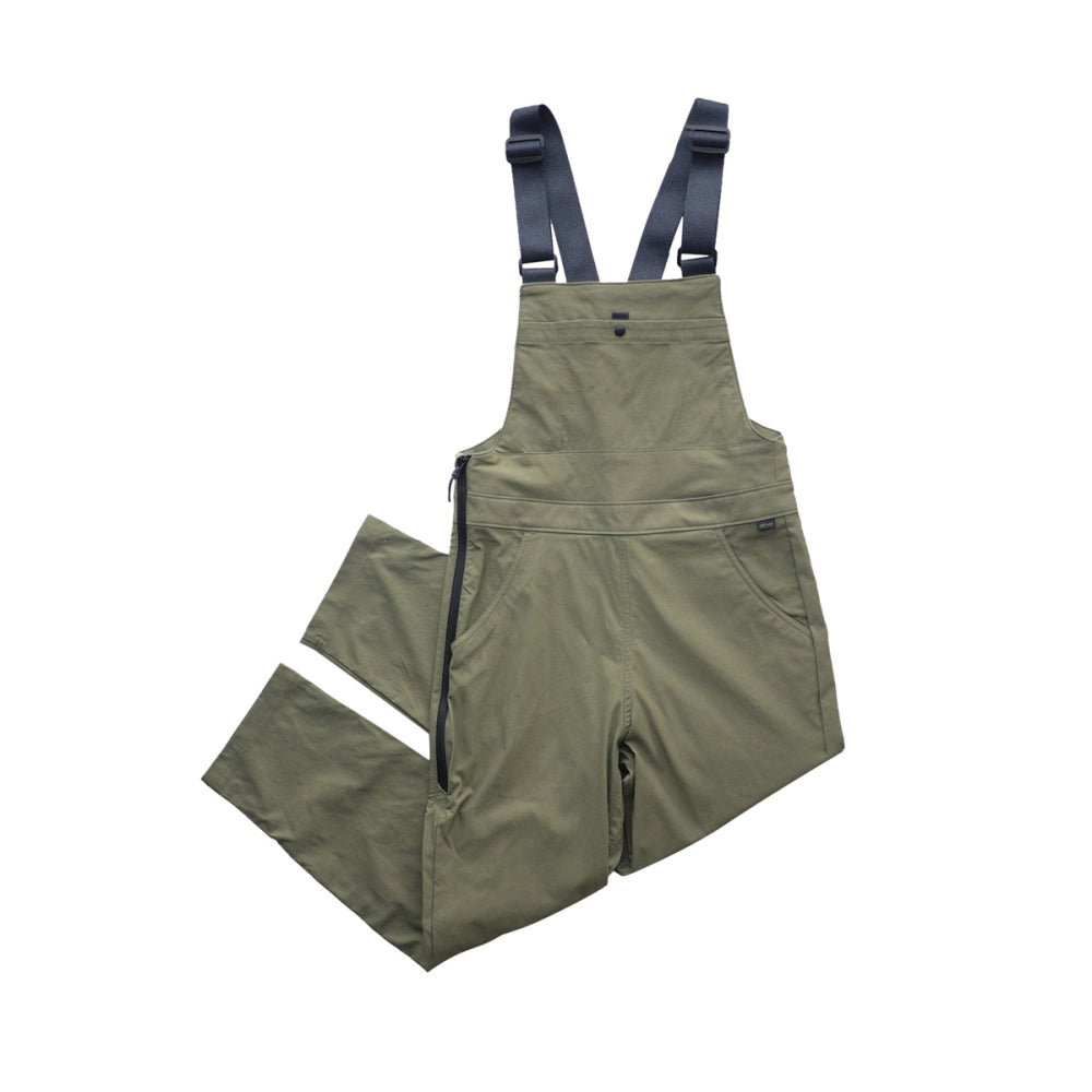 All Over Womens Lookout Overall Pants in Green Color