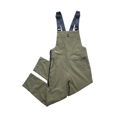 All Over Womens Lookout Overall Pants in Green Color