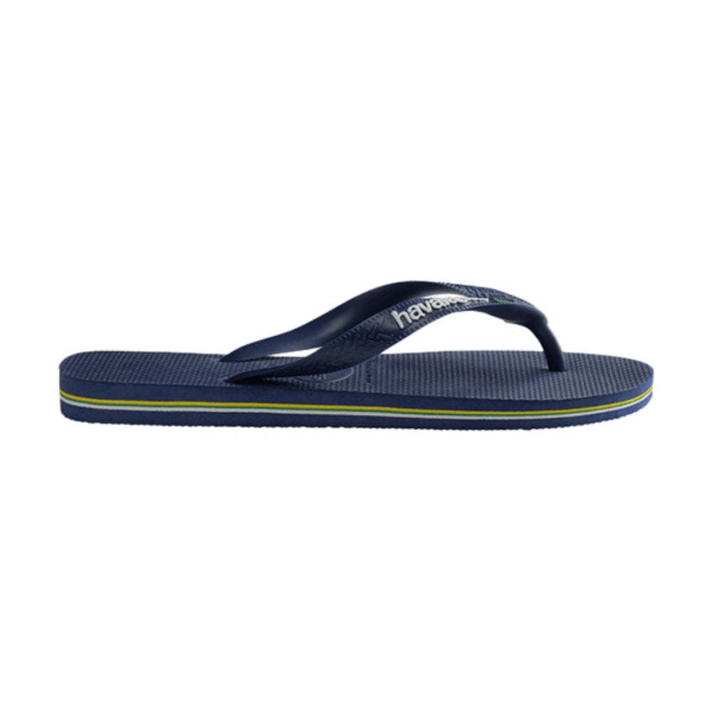 Havaianas Kids Barzil Logo Flip-Flops in Blue Color
