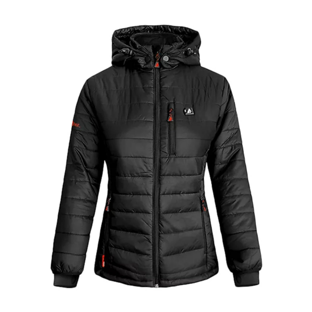 Bench Womens W/Puffer Jacket City Coats in Black Color
