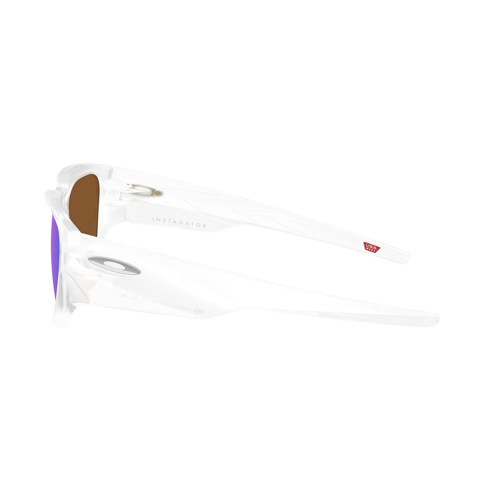 Oakley Unisex Instagator Matte Clear Accessories in Purple Color