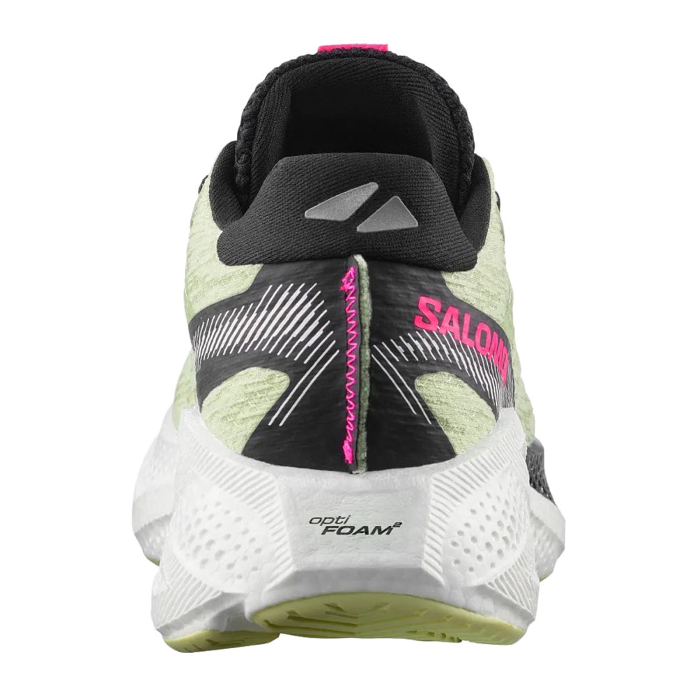 Salomon Womens Aero Glide 4 W Running Shoes in Green Color