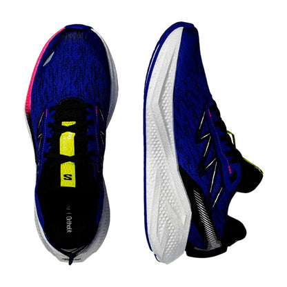 Salomon Mens Aero Glide 4 Running Shoes in Blue Color