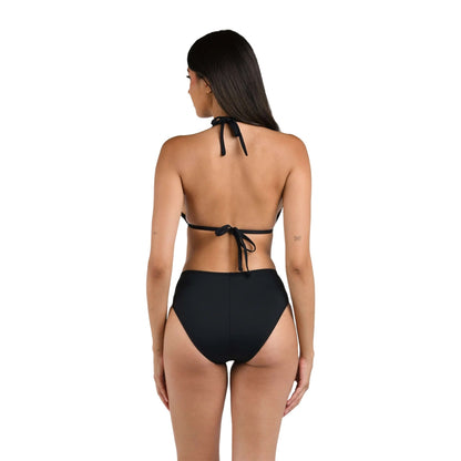 La Blanca Womens Halter Bra Swimsuits in Black Color