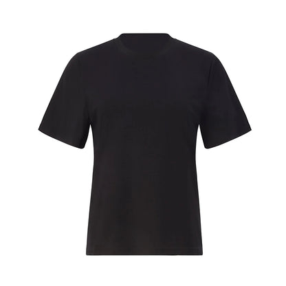 T.W.I.N. Womens Mod Shirt Tops in Black Color