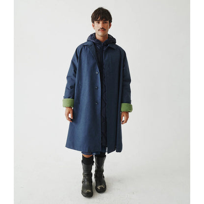 T.W.I.N. Unisex Mid Iconic Trench Shells in Blue Color