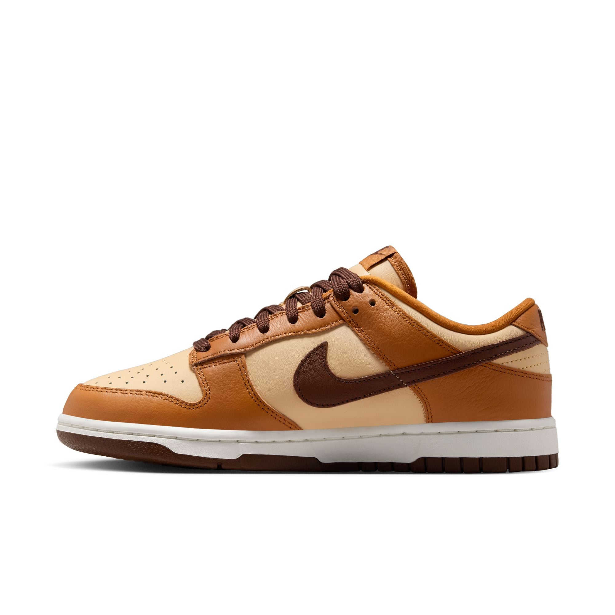 Nike Womens Nike Dunk Low SE Sneakers in Brown Color