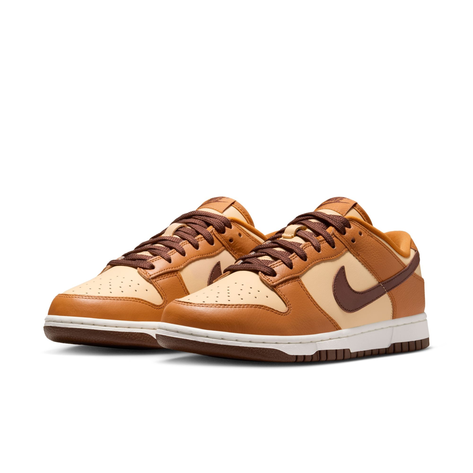 Nike Womens Nike Dunk Low SE Sneakers in Brown Color
