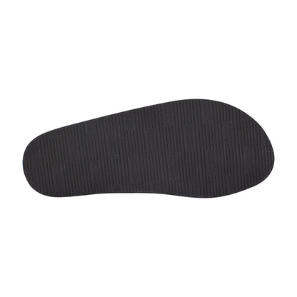 Rainbow Mens Premier/Classic Leather Flip-Flops in Black Color