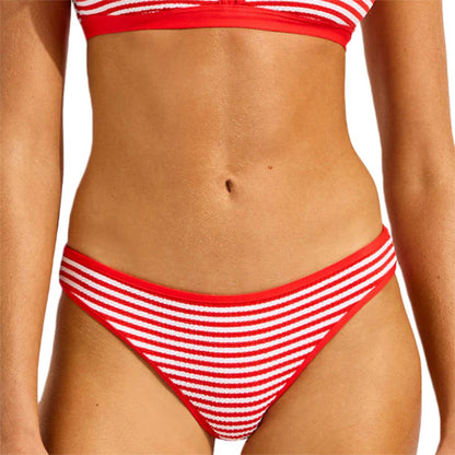 Seafolly Womens Hipster Pant Swimsuits in Red Color
