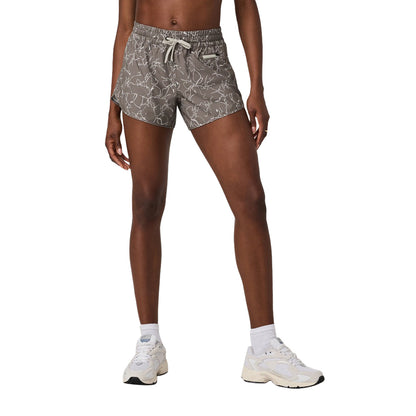 Vuori Womens Clementine 4In Short in Grey Color